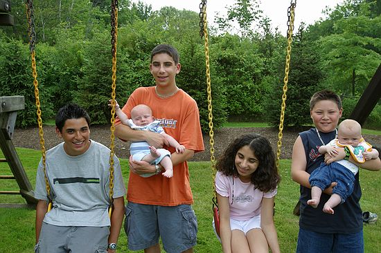 The six grandkids.