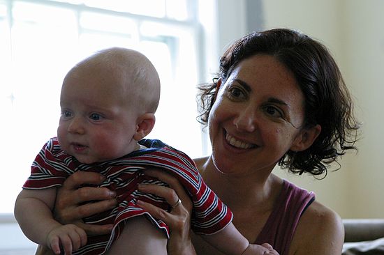 Gus hangs with Judith in Maplewood.