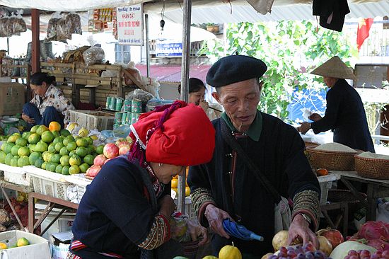 At the market in Sa Pa.