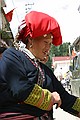 Red zao woman.