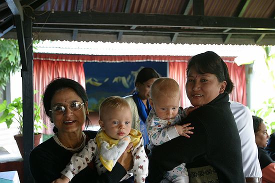 Srijana, Zeke, Gus and Gita.