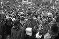 Crowds at the Thimphu outdoor stage.