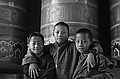 Young monks at the lahkang.
