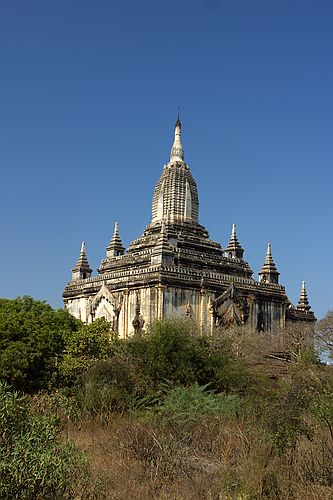 One of the stupas of Bagan.