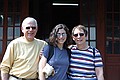 Mike, Fran and Amy (who still needs to carry her teddy bear around) in Hue.