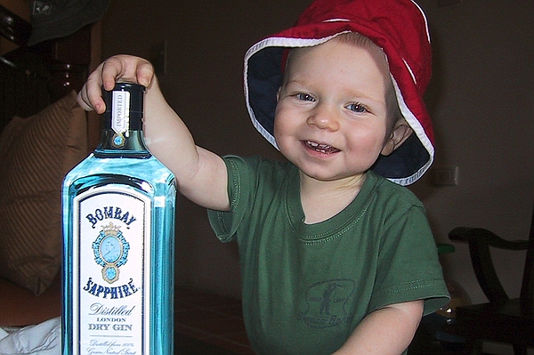 "There's nothing like a tall cold G & T on a hot day."