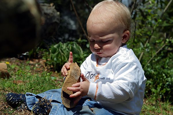 "I got a rock."