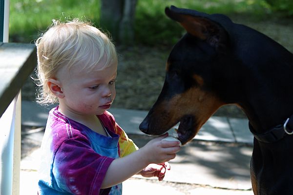 "Okay. You can have a bite."