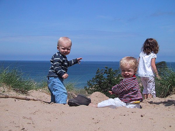 On the Saugatuck dunes.