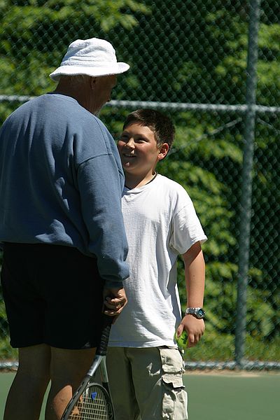 Dad and Zach discuss strategy.