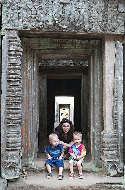 At Ankor Wat.