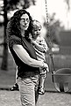 Amy and Zeke check out the action at the park.