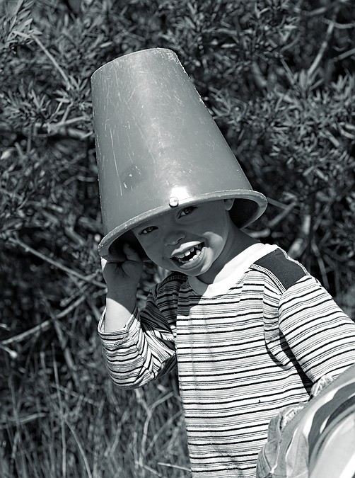 Bucket boy.