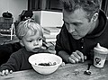 Chu Josh and Zeke check out the pasta.