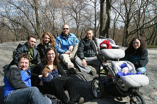 The posse in the park.